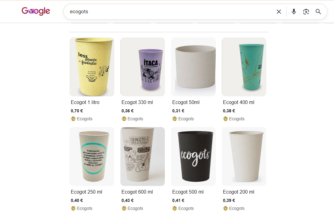 Google Shopping Ecogots